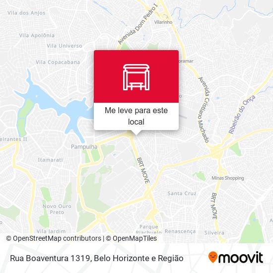 Rua Boaventura 1319 mapa