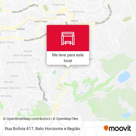 Rua Bolivia 417 mapa