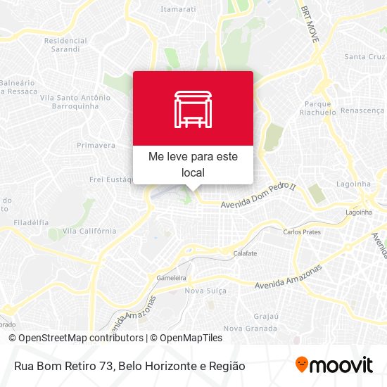 Rua Bom Retiro 73 mapa