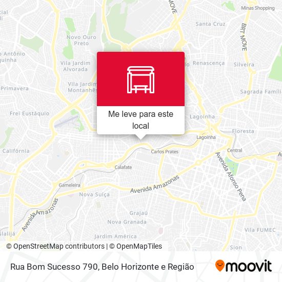 Rua Bom Sucesso 790 mapa