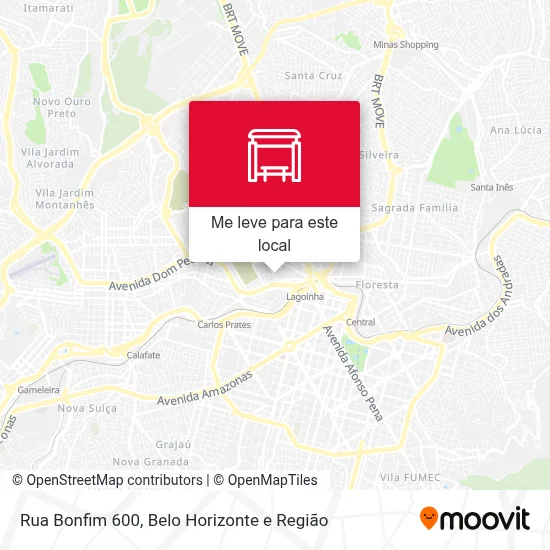 Rua Bonfim 600 mapa
