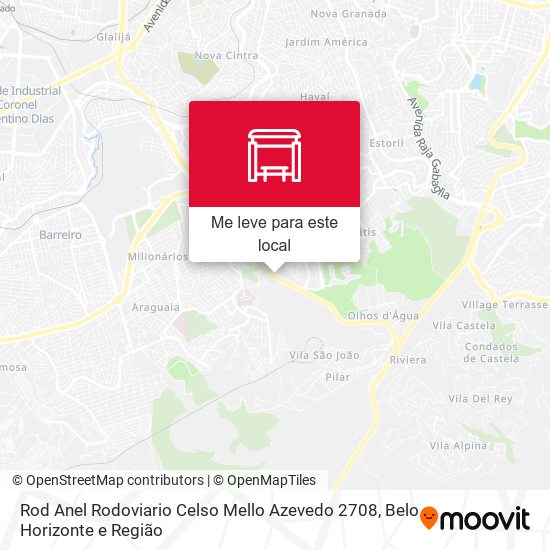 Rod Anel Rodoviario Celso Mello Azevedo 2708 mapa
