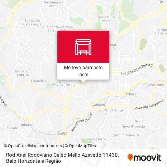 Rod Anel Rodoviario Celso Mello Azevedo 11430 mapa