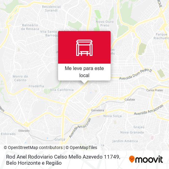 Rod Anel Rodoviario Celso Mello Azevedo 11749 mapa