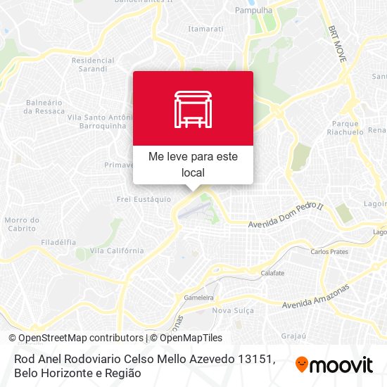 Rod Anel Rodoviario Celso Mello Azevedo 13151 mapa