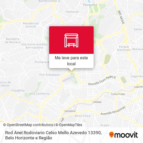 Rod Anel Rodoviario Celso Mello Azevedo 13390 mapa