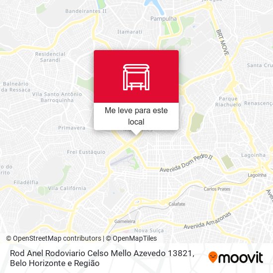 Rod Anel Rodoviario Celso Mello Azevedo 13821 mapa