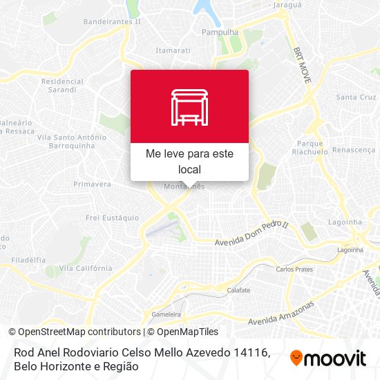 Rod Anel Rodoviario Celso Mello Azevedo 14116 mapa