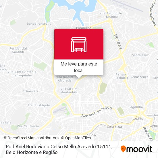 Rod Anel Rodoviario Celso Mello Azevedo 15111 mapa