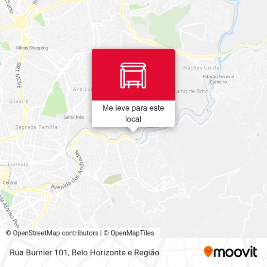 Rua Burnier 101 mapa