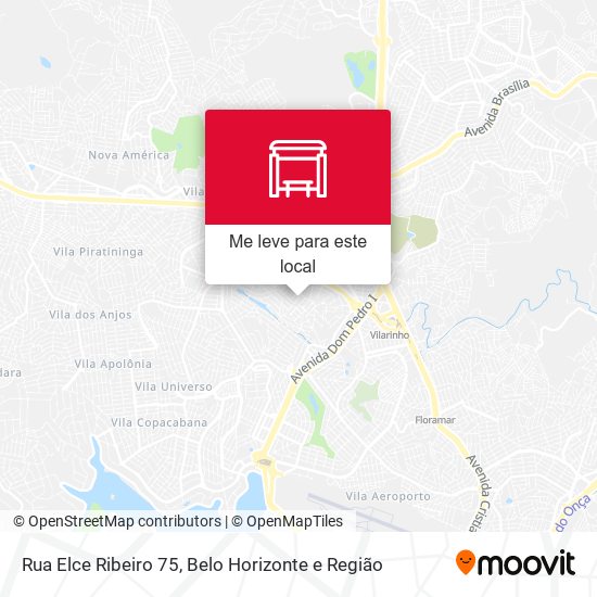 Rua Elce Ribeiro 75 mapa