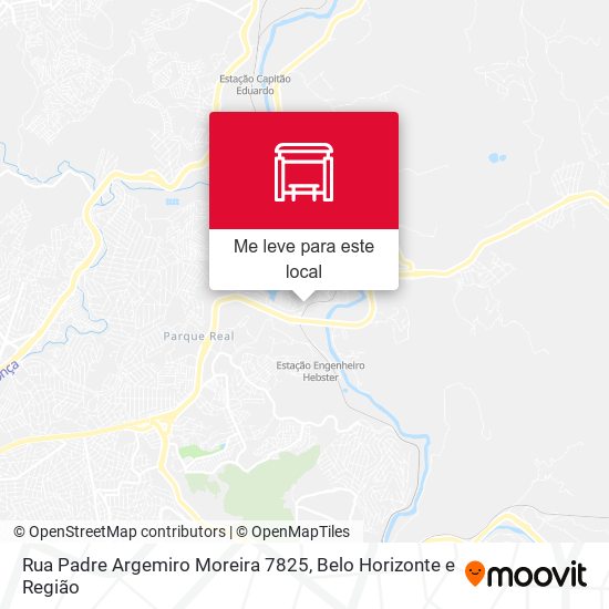 Rua Padre Argemiro Moreira 7825 mapa