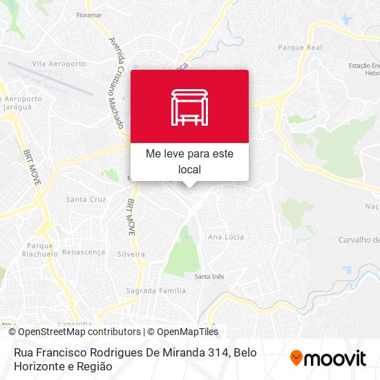 Rua Francisco Rodrigues De Miranda 314 mapa