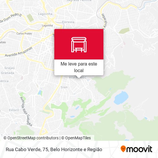 Rua Cabo Verde, 75 mapa