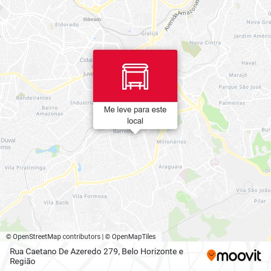 Rua Caetano De Azeredo 279 mapa