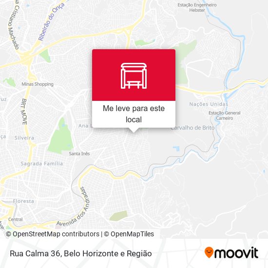 Rua Calma 36 mapa