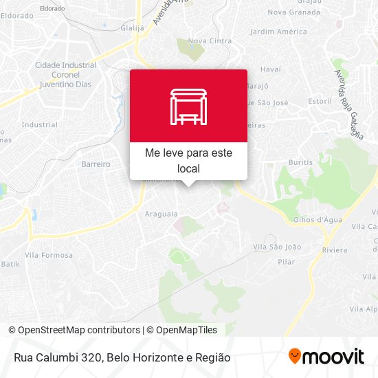 Rua Calumbi 320 mapa