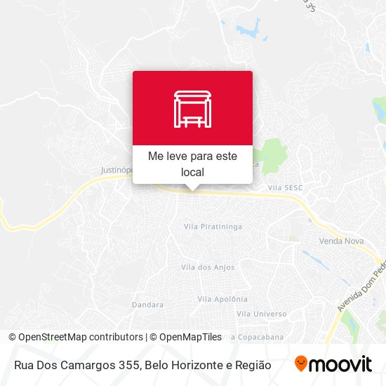 Rua Dos Camargos 355 mapa