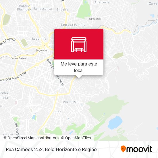 Rua Camoes 252 mapa