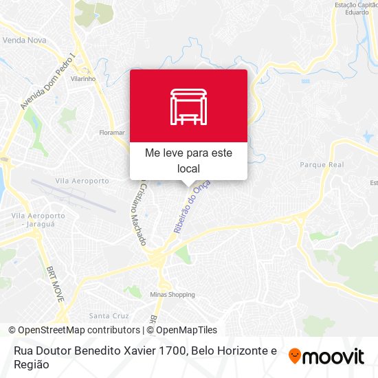 Rua Doutor Benedito Xavier 1700 mapa