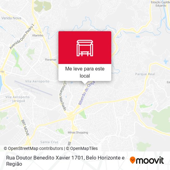 Rua Doutor Benedito Xavier 1701 mapa