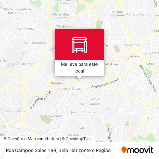 Rua Campos Sales 199 mapa