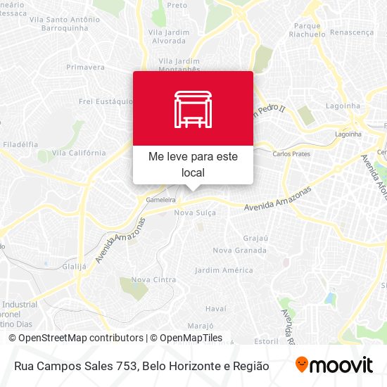 Rua Campos Sales 753 mapa