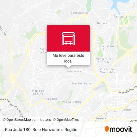 Rua Juda 180 mapa