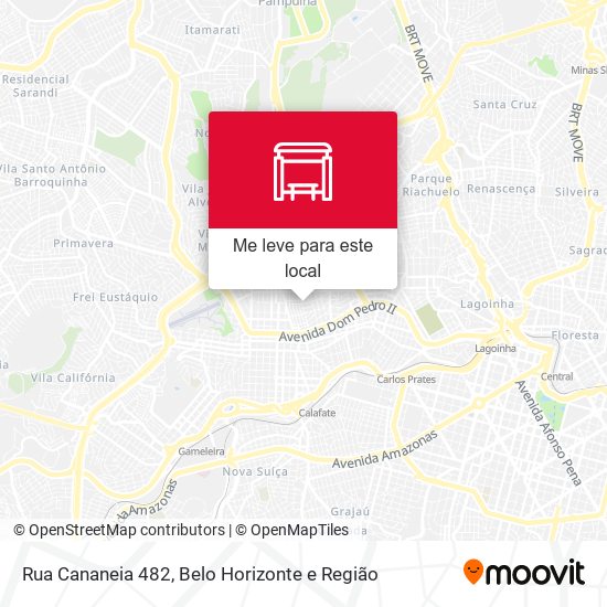 Rua Cananeia 482 mapa