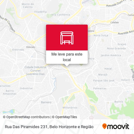 Rua Das Piramides 231 mapa