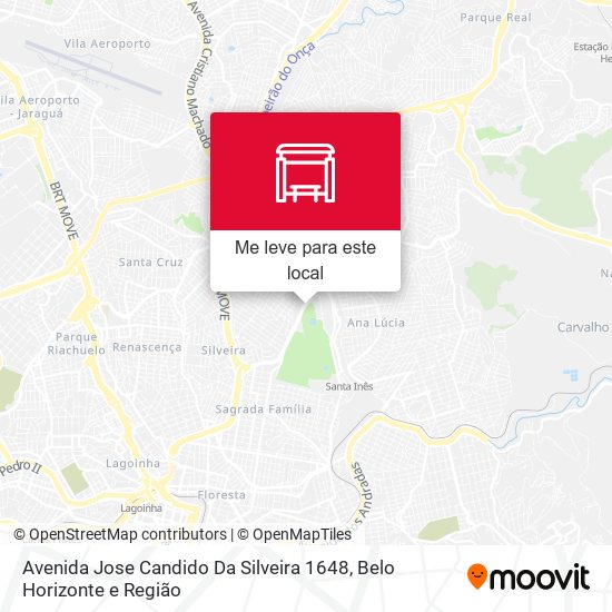 Avenida Jose Candido Da Silveira 1648 mapa