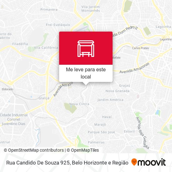 Rua Candido De Souza 925 mapa