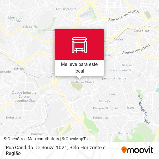 Rua Candido De Souza 1021 mapa