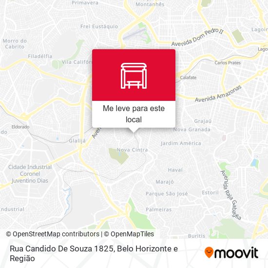 Rua Candido De Souza 1825 mapa