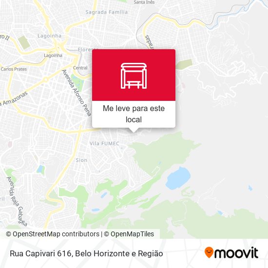 Rua Capivari 616 mapa