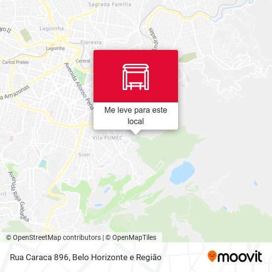Rua Caraca 896 mapa