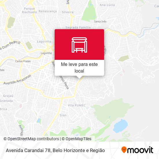 Avenida Carandai 78 mapa