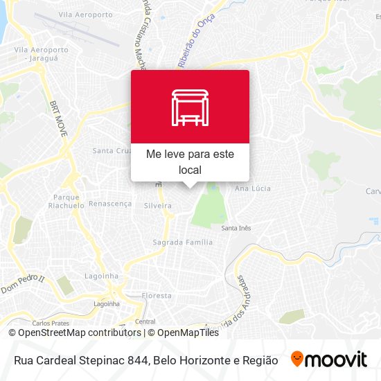 Rua Cardeal Stepinac 844 mapa