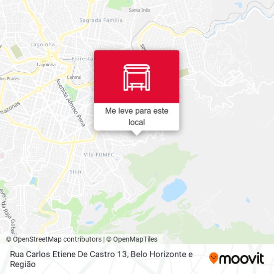 Rua Carlos Etiene De Castro 13 mapa