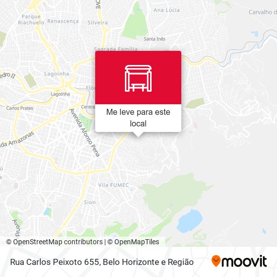 Rua Carlos Peixoto 655 mapa