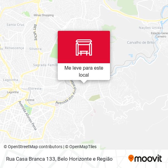 Rua Casa Branca 133 mapa