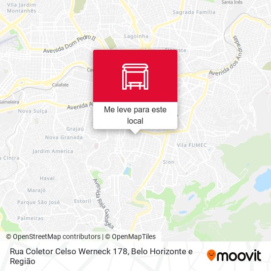 Rua Coletor Celso Werneck 178 mapa