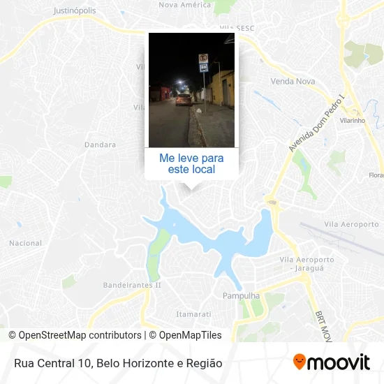 Rua Central 10 mapa
