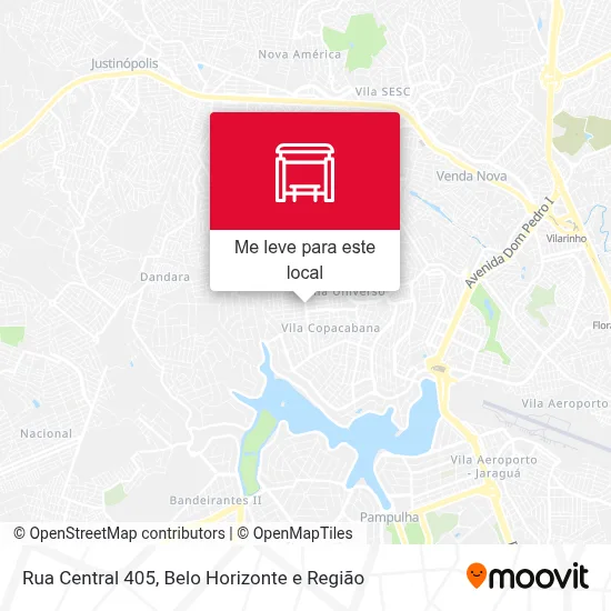 Rua Central 405 mapa