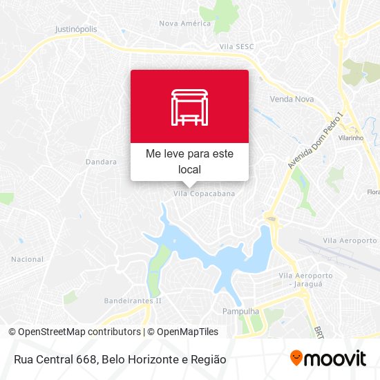 Rua Central 668 mapa