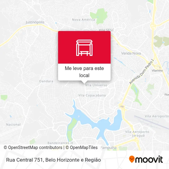 Rua Central 751 mapa