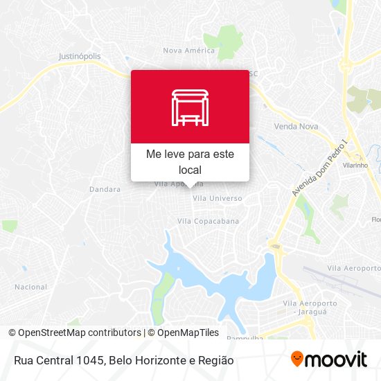 Rua Central 1045 mapa