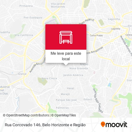 Rua Corcovado 146 mapa