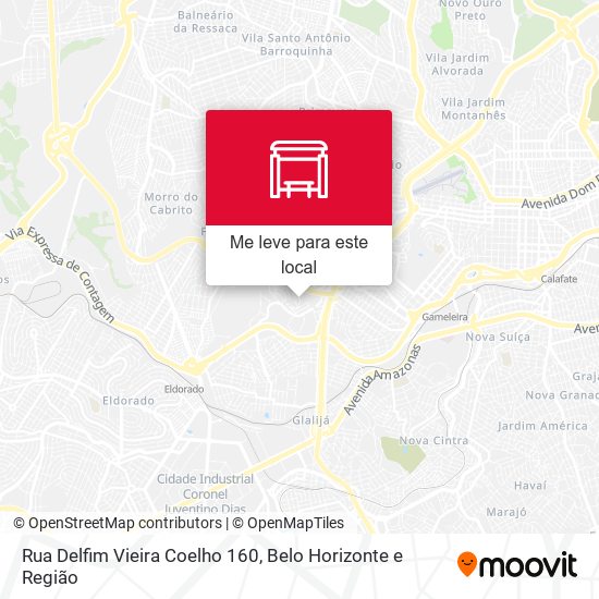 Rua Delfim Vieira Coelho 160 mapa