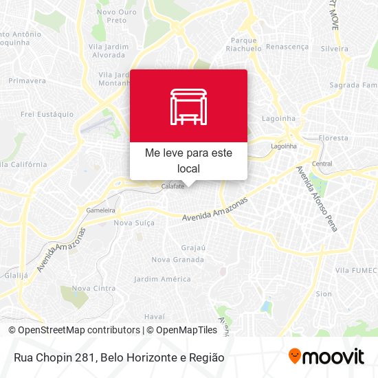 Rua Chopin 281 mapa
